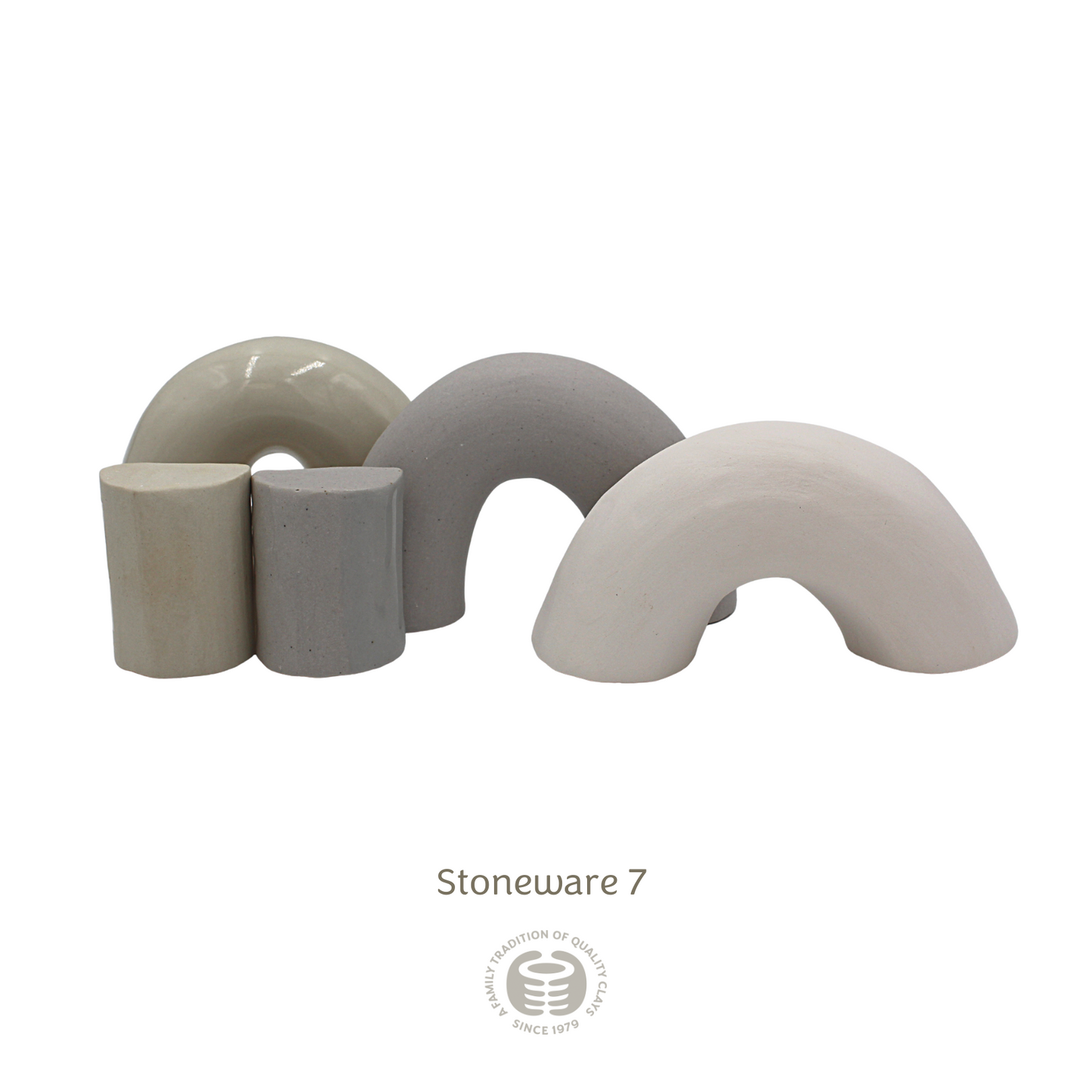 White Stoneware 7 Clay